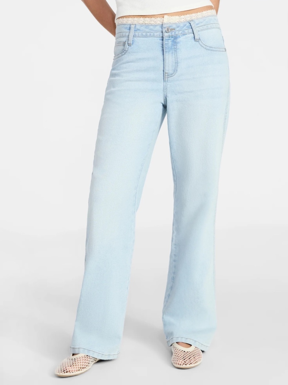 Light Blue Wide Leg Women’s Jeans